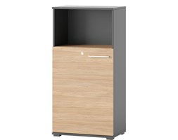 48h 
Komoda 06 Omega Szynaka Meble Dąb Bursztynowy, Grafit