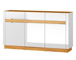 48h 
Komoda 45 Visio Szynaka Meble Biały, Dąb Camargue