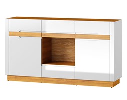 48h 
Komoda 46 Visio Szynaka Meble Biały, Dąb Camargue