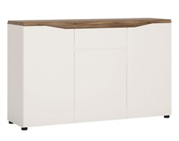 Komoda TOLK03 Toledo Meble Wójcik Biały, Dąb Stirling Jasny, Biel Alpejska, Dąb Strirling