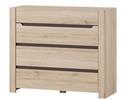 48h 
Komoda 11 Desjo Szynaka Meble Dąb Sanremo, Brąz Uni