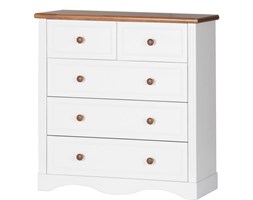 48h 


Komoda 07 Princessa Szynaka Meble Brzoza Barwiona na Biało + Koniak