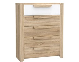 Komoda LCXK35-C34 Lace Forte Dąb Sonoma, Biały