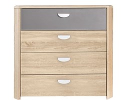 Komoda z Szufladami YPK24-Q41 Yoop Forte Dąb Sonoma, Szary