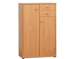 Wysoka Komoda KK20-127-W Tempra Forte Buk Samerberg