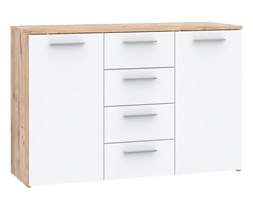 Komoda CSCK231-L26 Corsica Forte Biały, Deska Dębowa