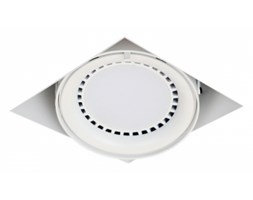 LM 618/1 WH OPRAWA HALOGENOWA LED WPUSZCZANA OCZKO BEZRAMKOWA REGULOWANA BIAŁY ES111 QR111 AR111 GU10 G53