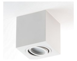 LM P 201 LAMPA SUFITOWA PLAFON KOSTKA NATYNKOWA ALUMINIUM BIAŁY PAR16 GU10 LED