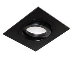 LM 810/1 OPRAWA HALOGENOWA LED WPUSZCZANA POJEDYNCZA ALUMINIUM CZARNY PAR16 MR16 GU10 GU5,3