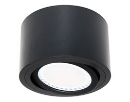 LM P 220 BK PLAFON NOWOCZESNA LAMPA SUFITOWA OPRAWA NATYNKOWA 16x16 CM ALUMINIUM CZARNY ES111 LED
