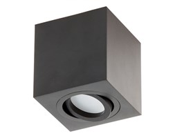 PP Design P 204 PLAFON NOWOCZESNA LAMPA SUFITOWA OPRAWA NATYNKOWA ALUMINIUM CZARNY PAR16 GU10 LED