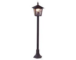 Lampa zewnętrzna stojąca ATLANTA Globo aluminium plastik tworzywo sztuczne