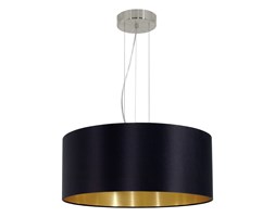 Lampa wisząca MASERLO 3 Eglo styl nowoczesny stal nierdzewna tkanina