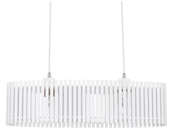 Lampa wisząca NAROLA 2 Eglo styl skandynawski stal nierdzewna drewno