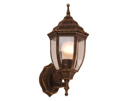 Lampa zewnętrzna ścienna NYX I Globo styl rustykalny aluminium