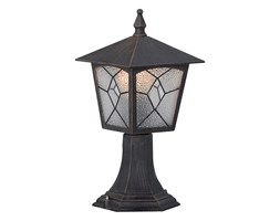 Lampa zewnętrzna stojąca ATLANTA Globo aluminium plastik tworzywo sztuczne