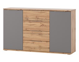 Szynaka Meble Komoda Livorno 45  Dąb wotan/szary - Bezplatné Doručení
