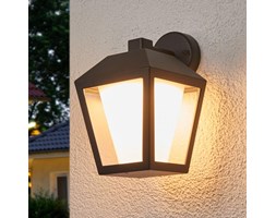 Ciemna lampa ścienna zewnętrzna LED Keralyn
