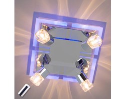 Wielopunktowa lampa sufitowa TIMEA, LED niebieski