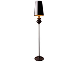 Lampa stojąca ALASKA I Nowodvorski styl glamour kryształ stal lakierowana tkanina