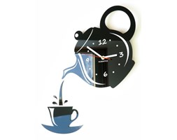 Zegar ścienny do kuchni DZBANEK z FILIŻANKĄ