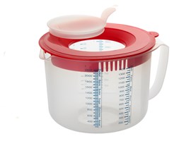 Pojemnik z miarką do miksowania Dr Oetker, 1,4 l, pomarańczowy