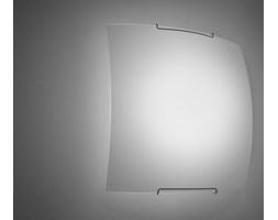 SOLLUX Lampa Sufitowa Kwadratowy Plafon SABIA Białe Szkło