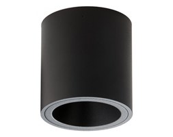 PP P 207 BK PLAFON NOWOCZESNA LAMPA SUFITOWA OPRAWA NATYNKOWA ALUMINIUM KOSTKA CZARNA PAR16 GU10 LED