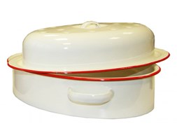 Brytfanna owalna z pokrywką Emalia Zenker