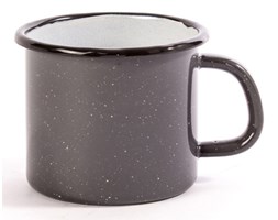 Kubek emaliowany nakrapiany Altom Design Altom Design, 0,45L, szary