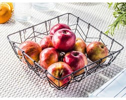 Kosz metalowy z uchwytami Altom Design, 20X20, czarny