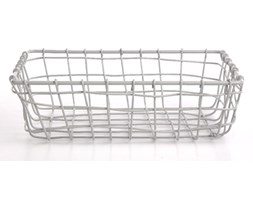 Kosz metalowy prostokątny Altom Design, 22X30, szary