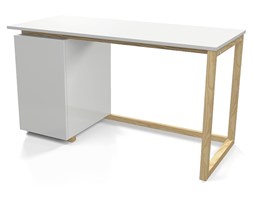 skandynawskie biurko fibi - białe