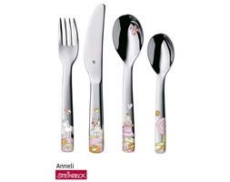 Zestaw sztućców dla dzieci, 4 el. Księżniczka Anneli - WMF - DECOSALON - Zakupy bez ryzyka