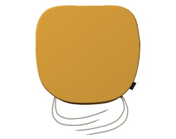 Dekoria Siedzisko Bartek na krzesło, jodełka musztardowa, 40 × 37 × 2,5 cm, Wooly