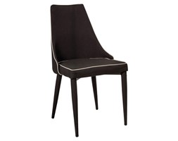 Krzesło Soren Czarny Ekoskóra