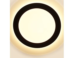 MCODO :: Nowoczesny plafon SATURN technologia LED barwa ciepła 60cm 54W