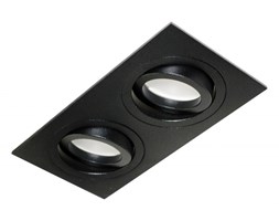 LM 810/2 OPRAWA HALOGENOWA LED WPUSZCZANA ALUMINIUM CZARNY PAR16 MR16 GU10 GU5,3 LED