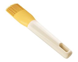 Pędzelek silikonowy DELICIA - Żółty