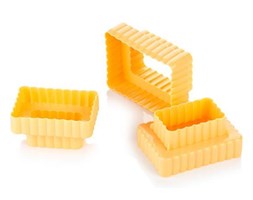 Dwustronne foremki do wykrawania, gwiazdki DELICIA, 6 rozmiarów