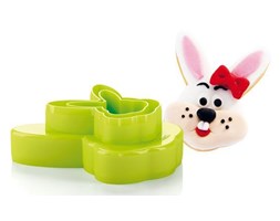 Dwustronne foremki do wykrawania, zajączki DELICIA, 4 rozmiary