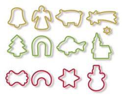 Foremki do wykrawania, bożonarodzeniowe DELICIA, 13 szt.
