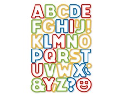 Wykrawacze alfabet DELICIA KIDS, 34 szt.
