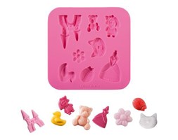 Foremki silikonowe DELICIA DECO, dla dziewczynek