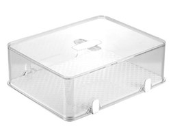 Zdrowy pojemnik do lodówki PURITY, 28x22 cm, wysoki