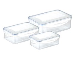 Pojemnik FRESHBOX, 3 szt., prostokątny, mały