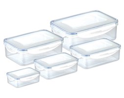 Pojemnik FRESHBOX, 5 szt., prostokątny