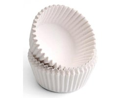 Mini papilotki DELICIA, ¤ 4 cm, 200 szt. - Biały