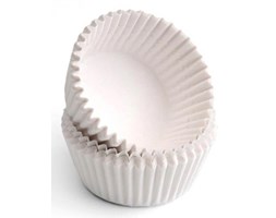 Papilotki DELICIA, ¤ 6 cm, 100 szt. - Biały