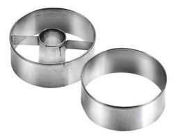 Wykrawacze do kruchych ciasteczek, okrągłe DELICIA